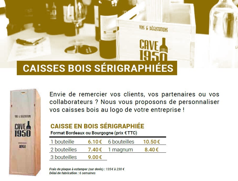 Caisses bois 2024